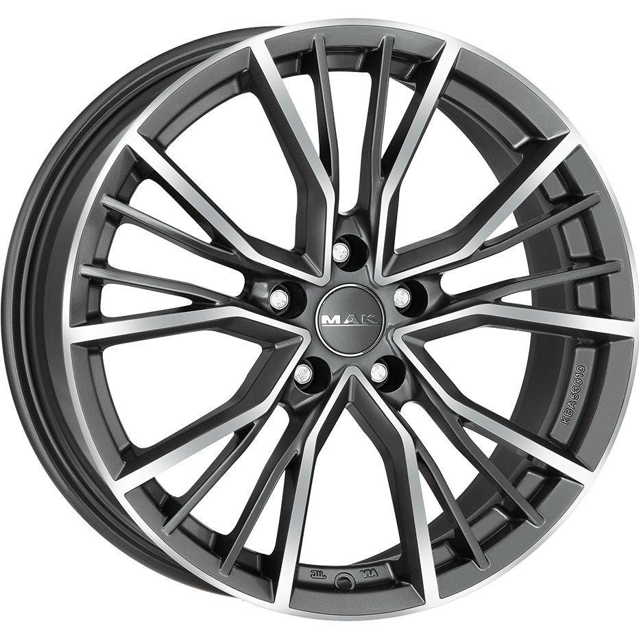 MAK UNION gun metallic mirror 8.0Jx18 5x112 ET45