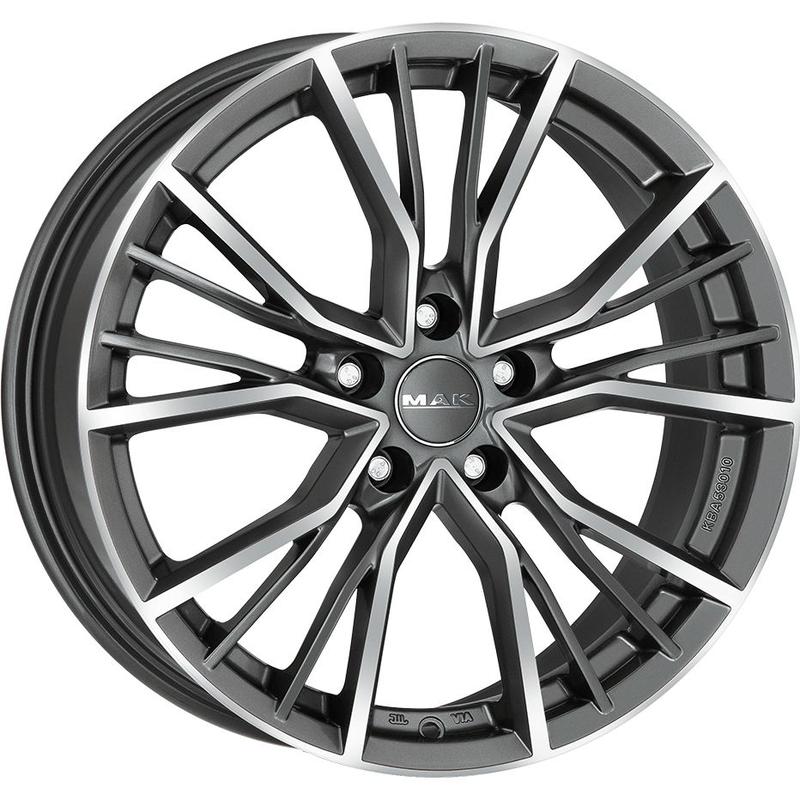 MAK UNION gun metallic mirror 8.0Jx18 5x112 ET45
