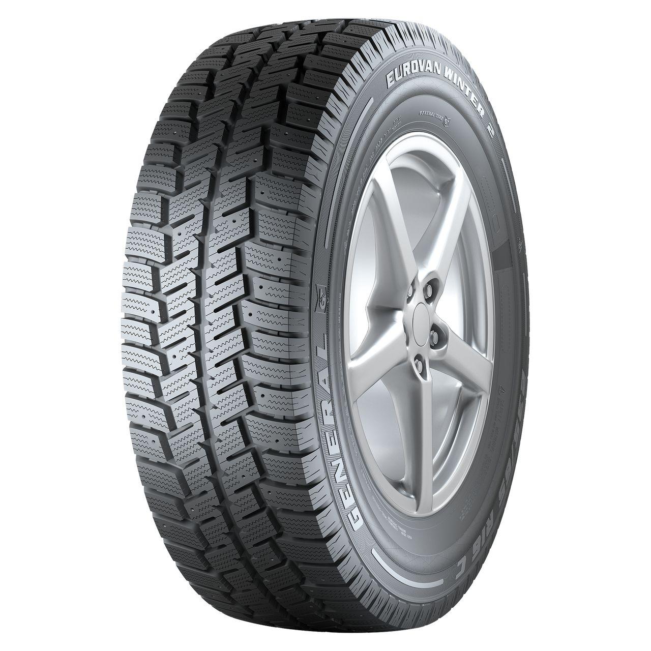 GENERAL TIRE EUROVAN WINTER 2 185/R14C 102Q
