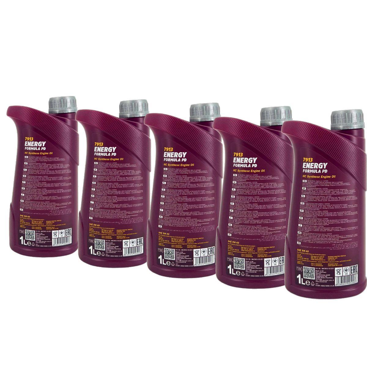Mannol Energy Formula PD 5W-40 5x1 Liter