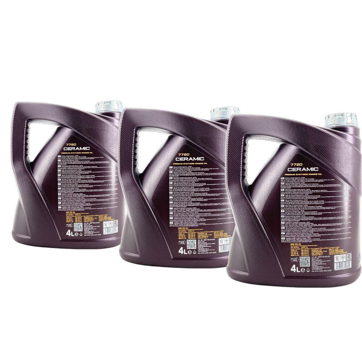 Mannol Ceramic 5W-30 3x4 Liter
