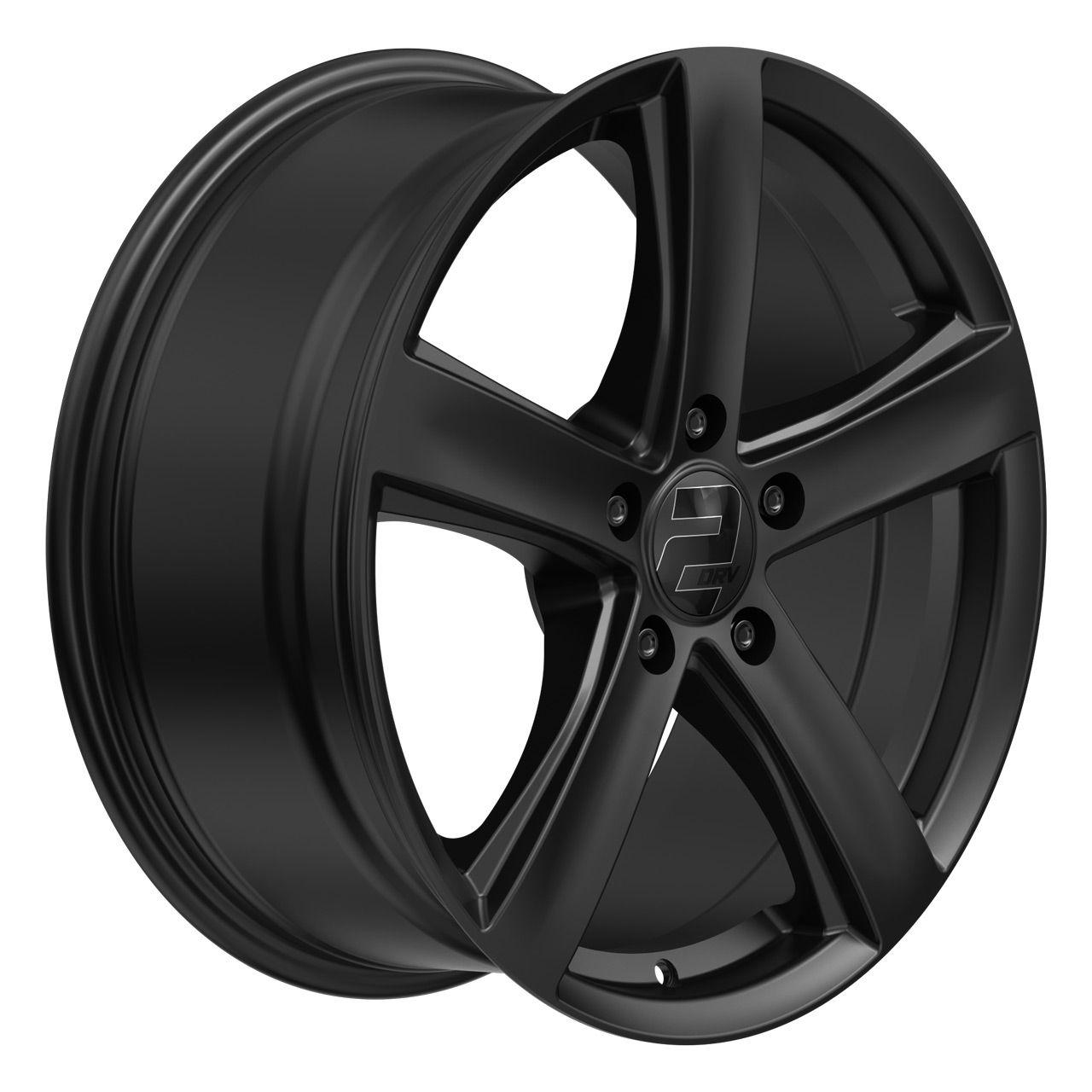 WHEELWORLD-2DRV WH24 schwarz mattlackiert 6.5Jx16 5x108 ET50