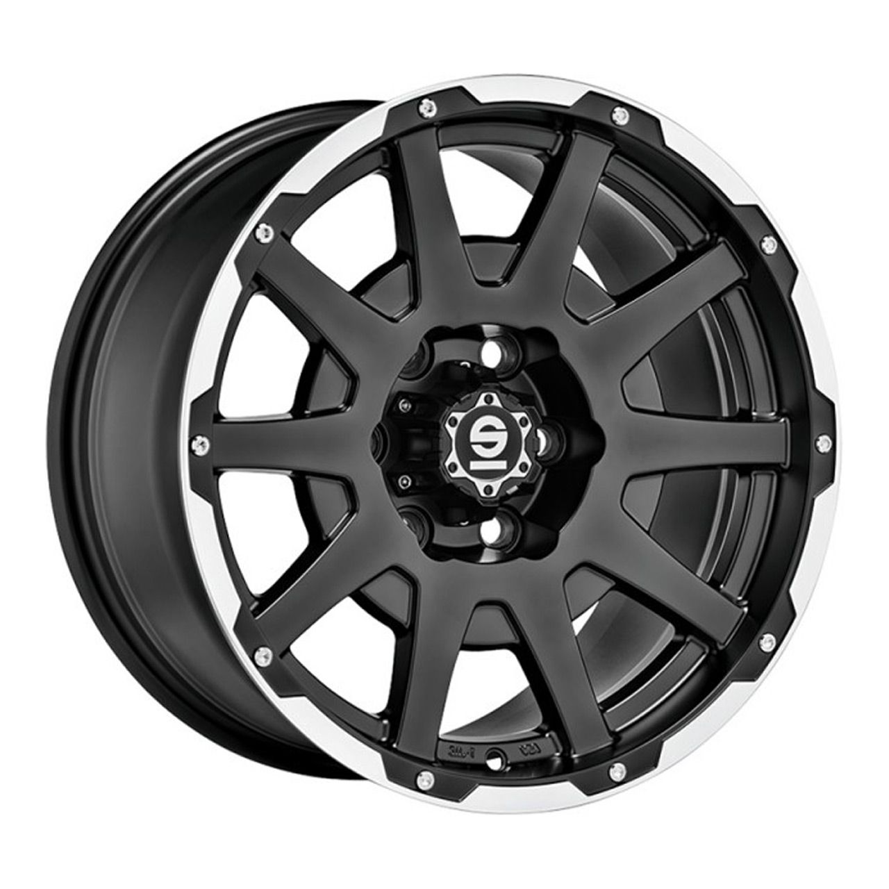 SPARCO DAKAR JIMNY matt black lip polished 5.5Jx16 5x139.7 ET0