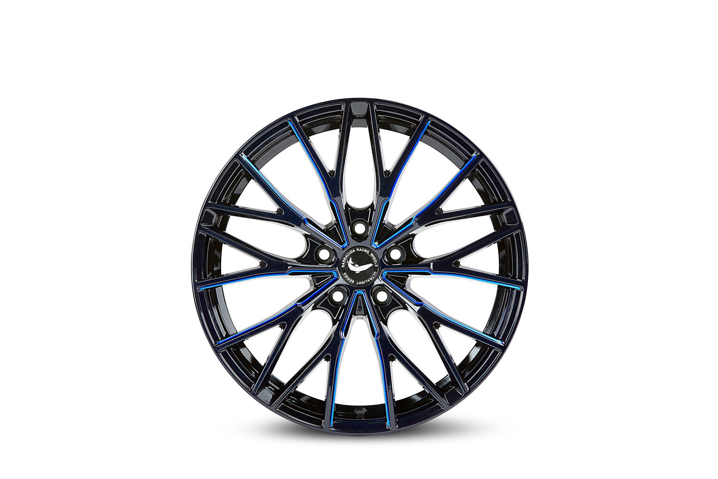 BARRACUDA PROJECT 3.0 black gloss flashblue 10.0Jx20 5x112 ET18