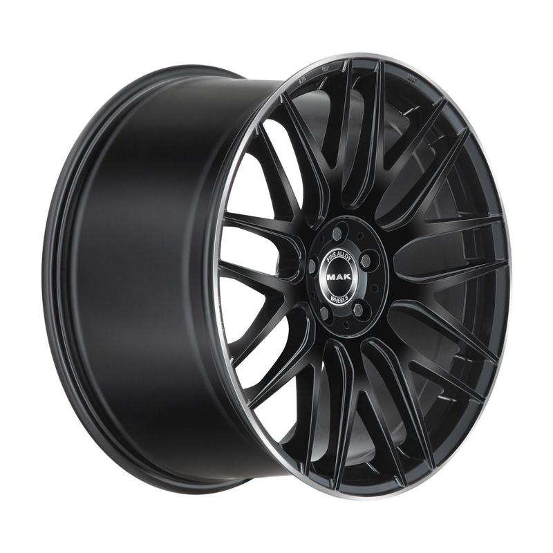 MAK ARROW gloss black mirror ring 10.0Jx21 5x112 ET22
