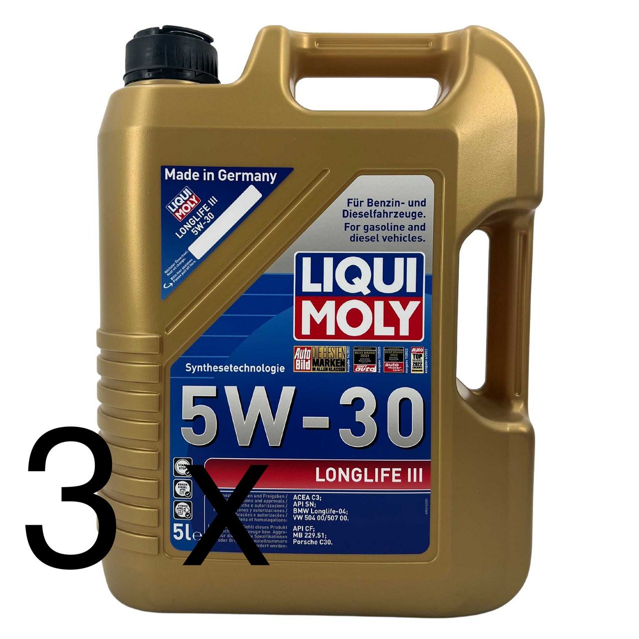 Liqui Moly Longlife III 5W-30 3x5 Liter