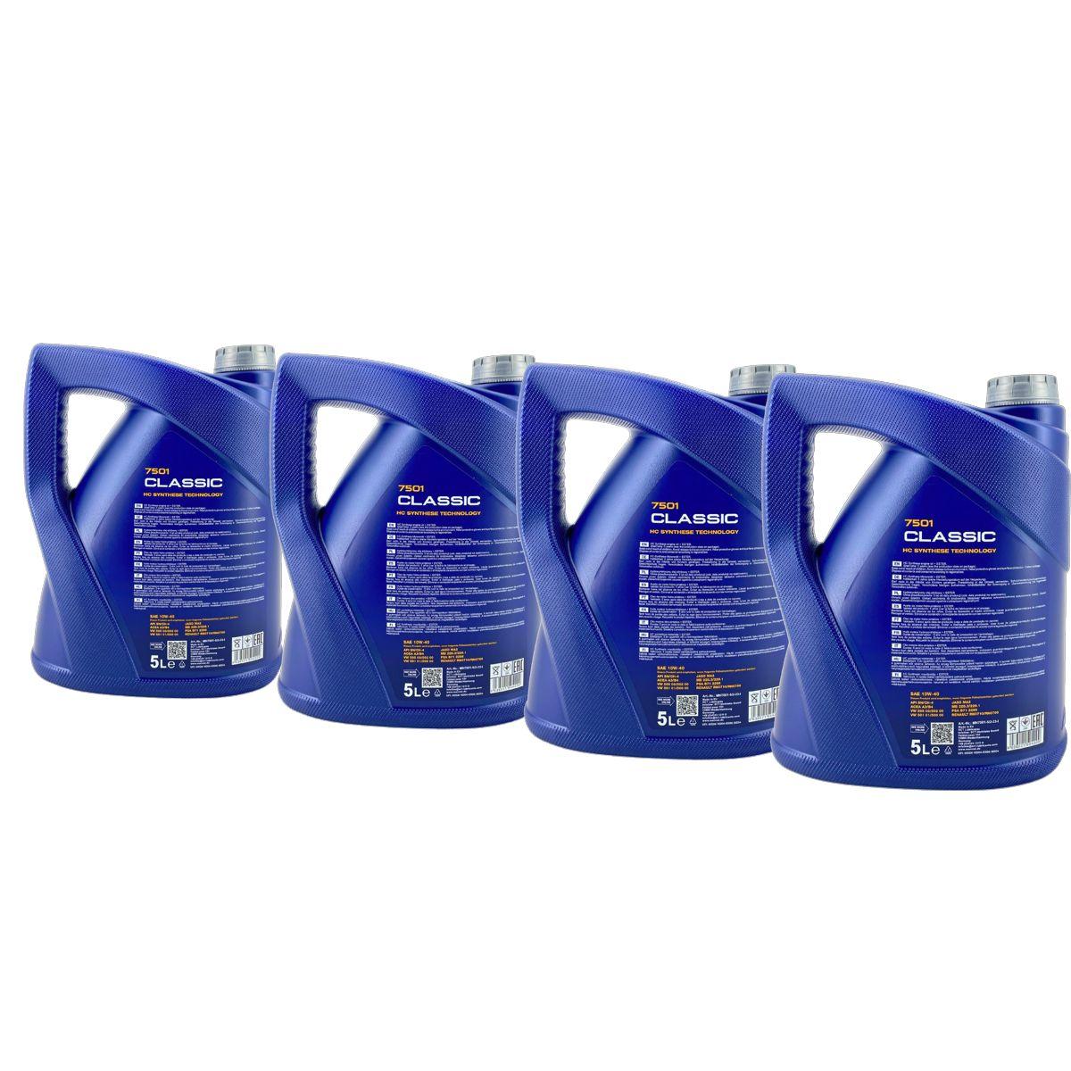 Mannol Classic 10W-40 4x5 Liter
