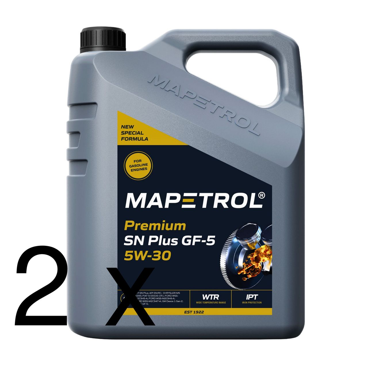 Mapetrol Premium SN Plus GF-5 5W-30 2x5 Liter