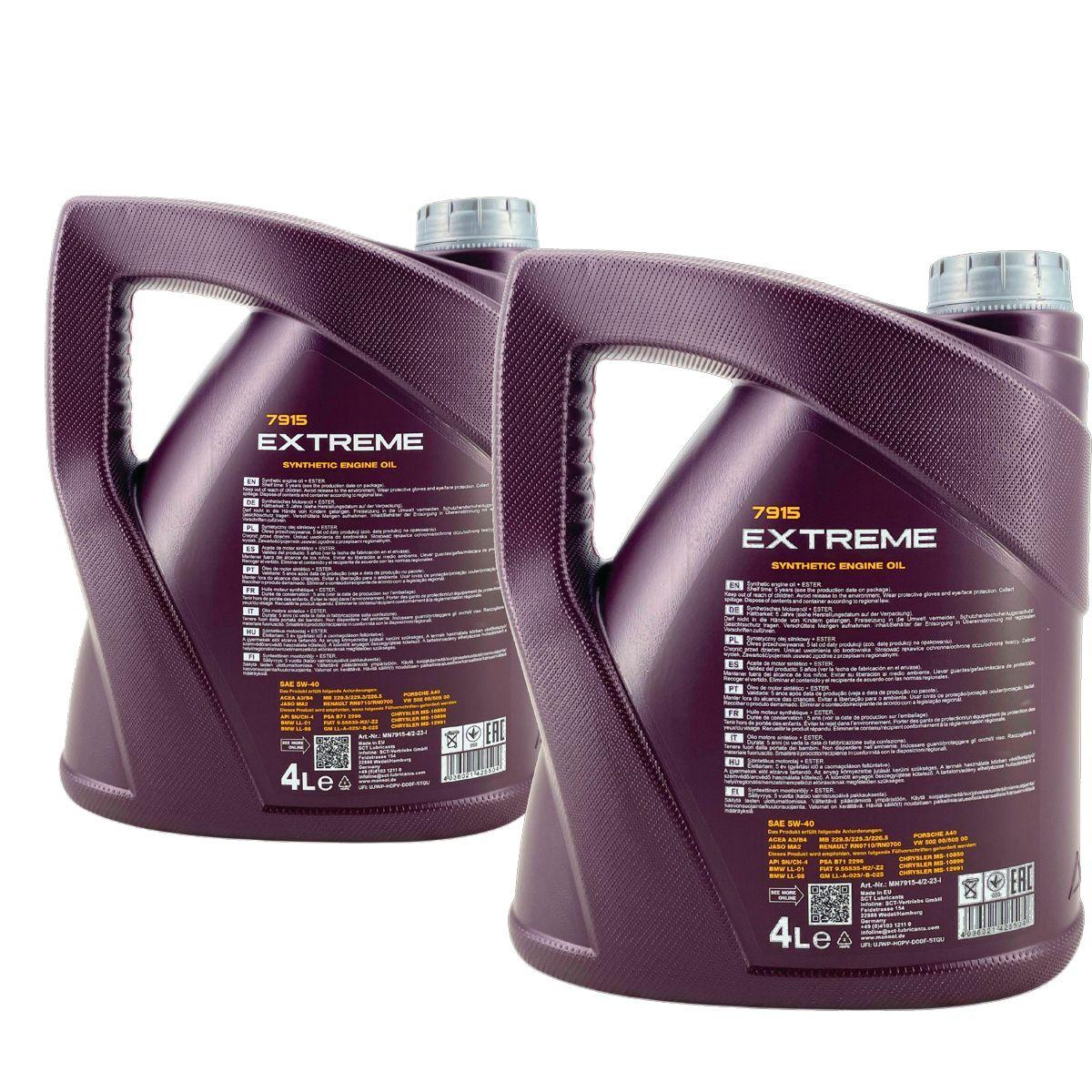 Mannol Extreme 5W-40 2x4 Liter