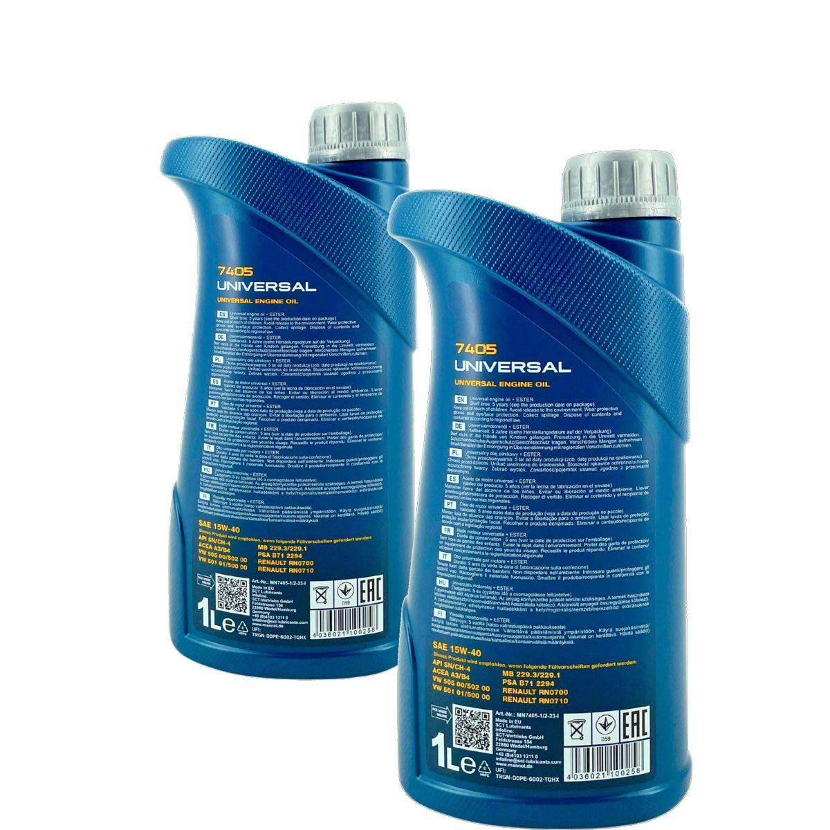 Mannol Universal 15W-40 2x1 Liter