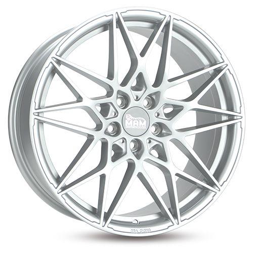 MAM WHEELS MAM B2 silver painted 8.5Jx19 5x112 ET30