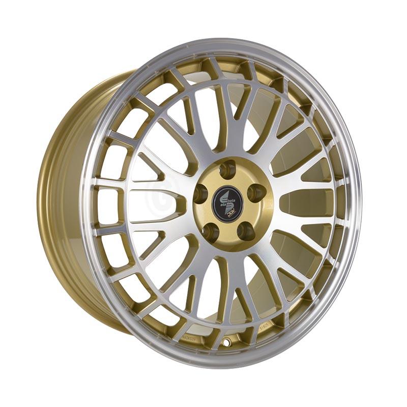 Etabeta Unit Gold shiny lip face 8.5x19 5x112 ET25