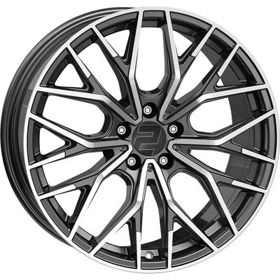 WHEELWORLD-2DRV WH37 dark gunmetal full machined 8.0Jx18 5x114.3 ET46