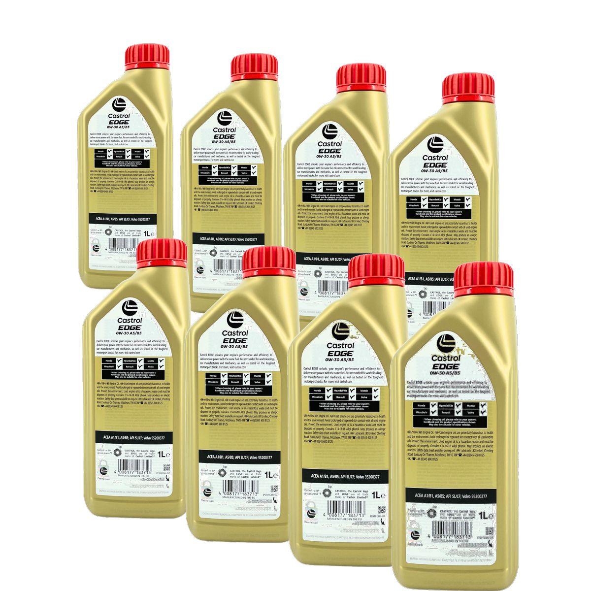 Castrol Edge 0W-30 A5/B5 8x1 Liter