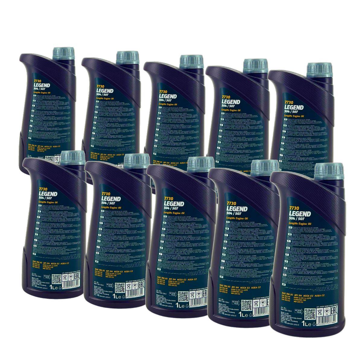 Mannol Legend 504/507 0W-30 10x1 Liter