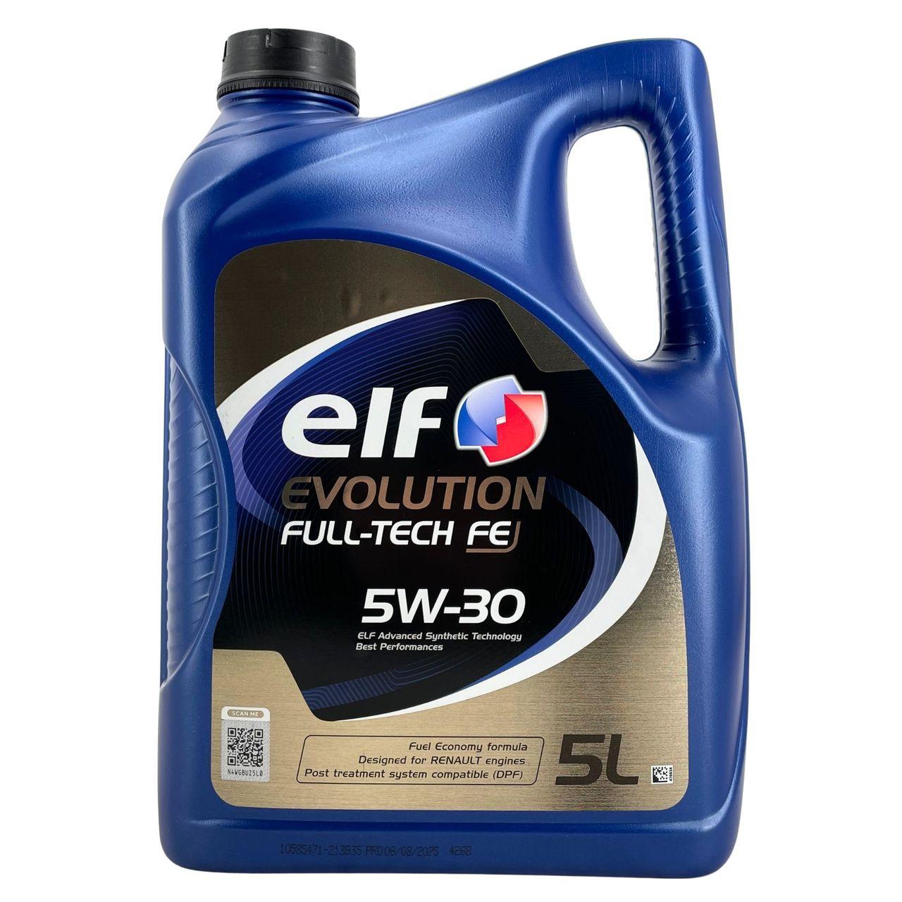 Elf Evolution Fulltech FE 5W-30 5 Liter