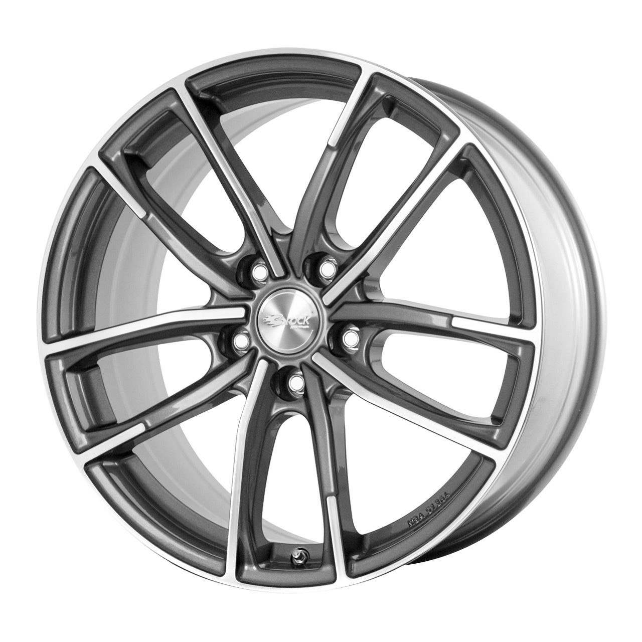 BROCK B38 himalaya grey vollpoliert 8.0Jx18 5x114.3 ET49
