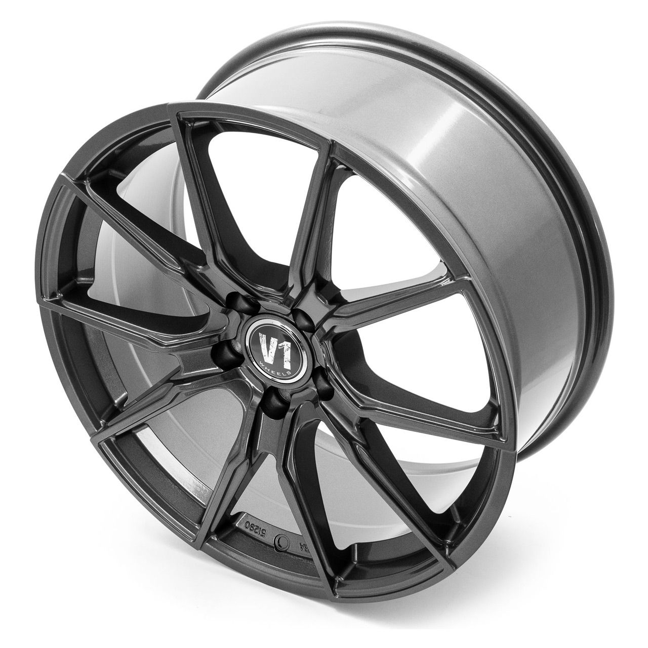V1 WHEELS V1 Daytona Grau lackiert 8.0Jx18 5x120 ET45