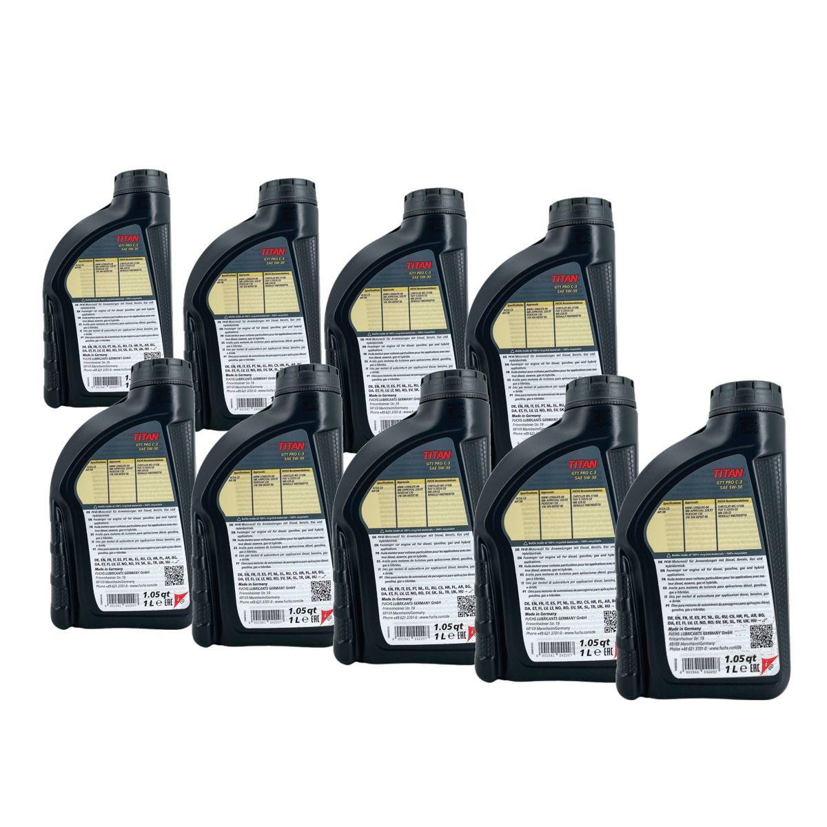 Fuchs Titan GT1 PRO C-3 5W-30 9x1 Liter
