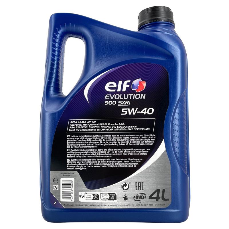 Elf Evolution 900 SXR 5W-40 4 Liter