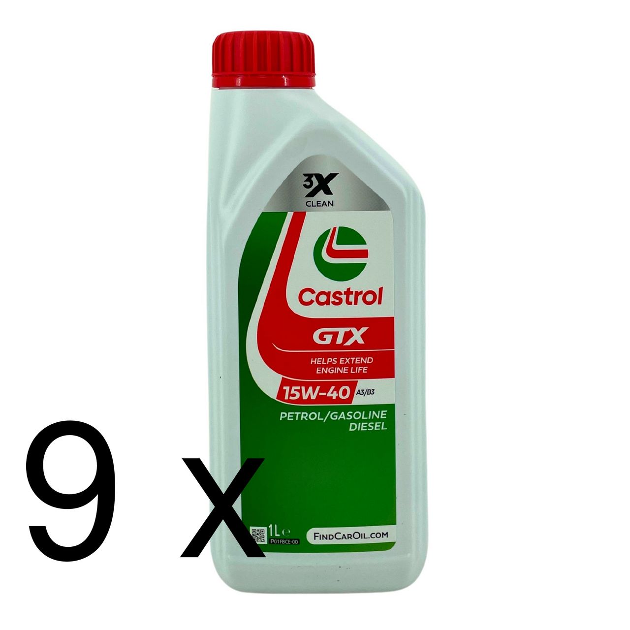 Castrol GTX 15W-40 A3/B3 9x1 Liter