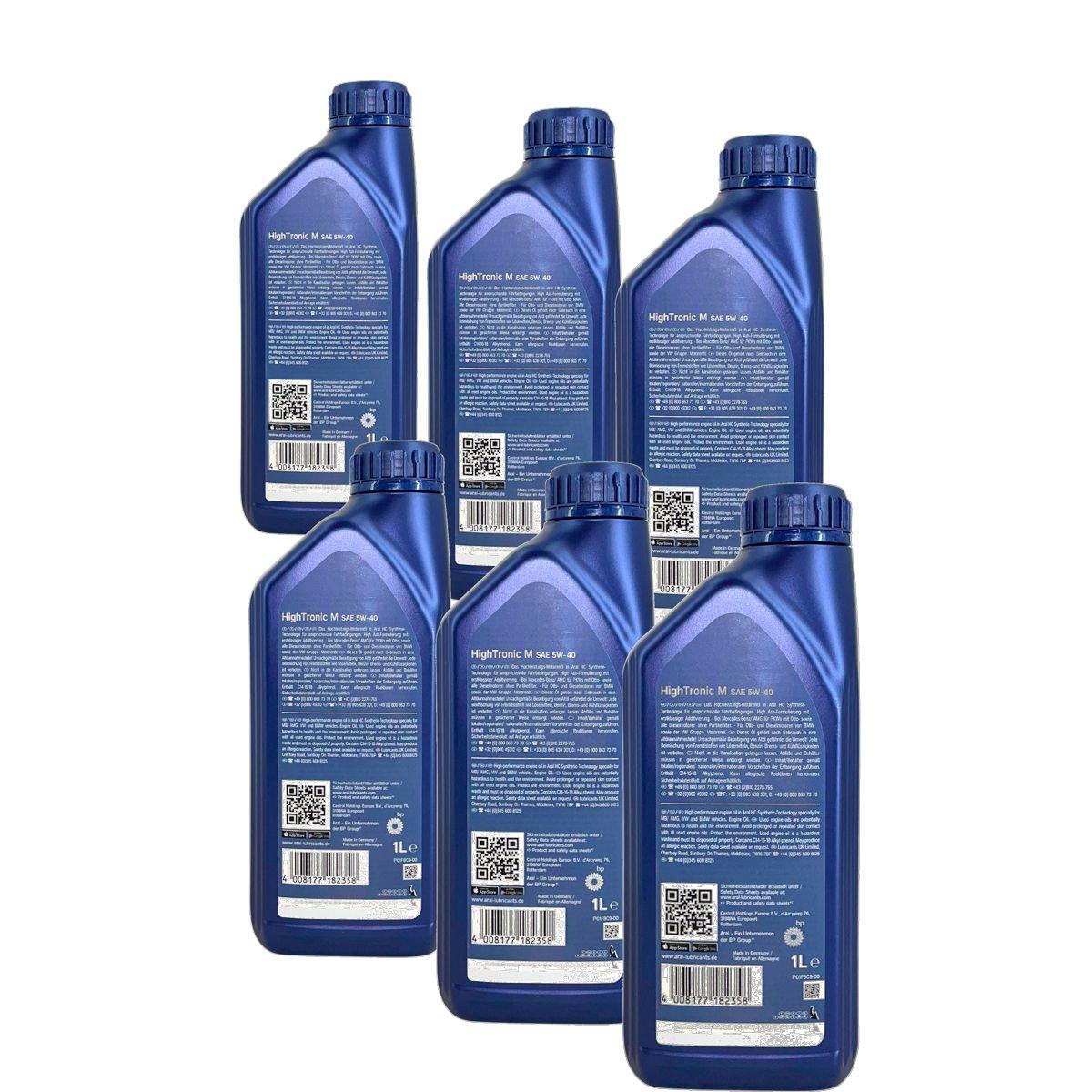 Aral HighTronic M 5W-40 6x1 Liter