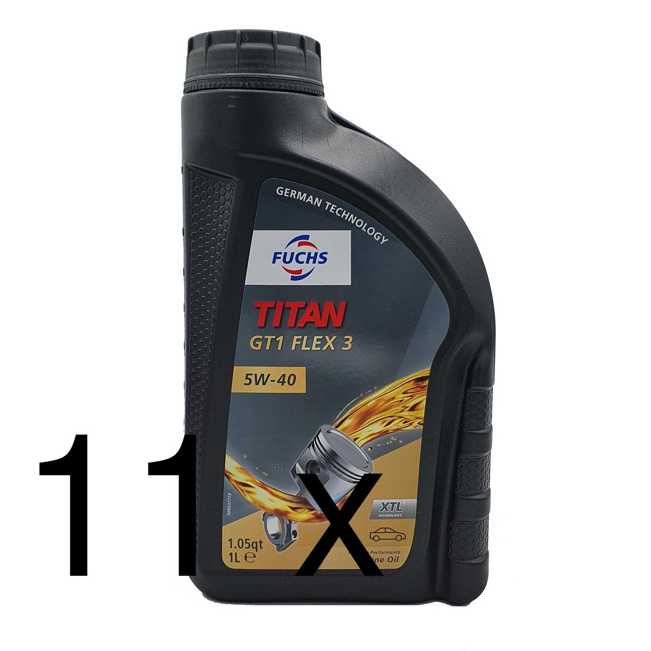 Fuchs Titan GT1 Flex 3 5W-40 11x1 Liter