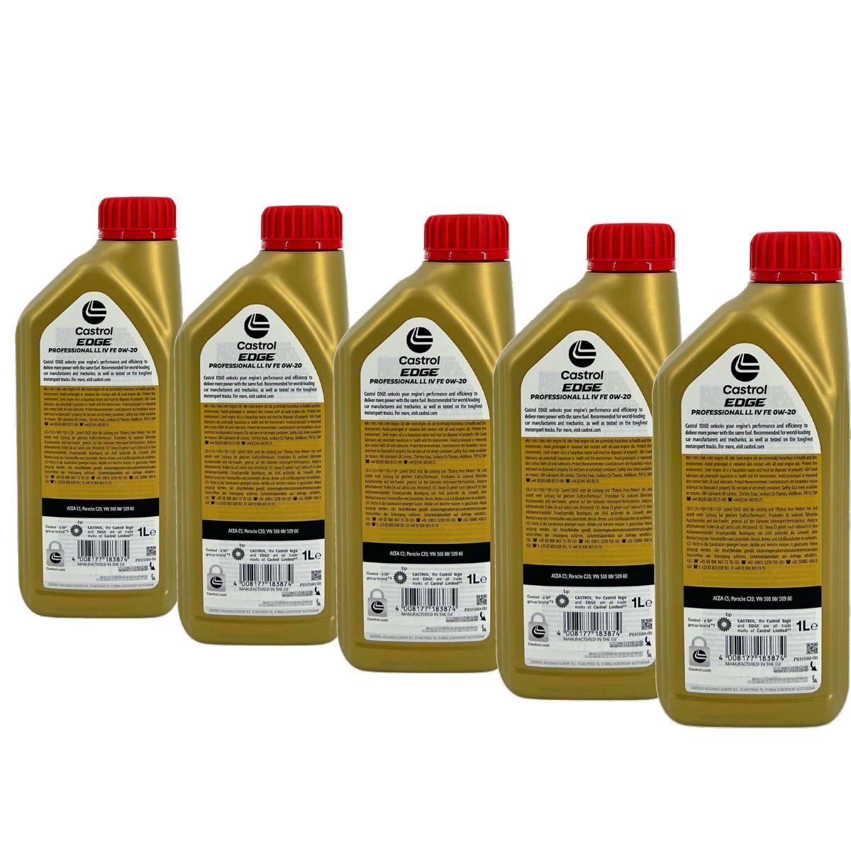 Castrol Edge Professional LL IV FE 0W-20 5x1 Liter