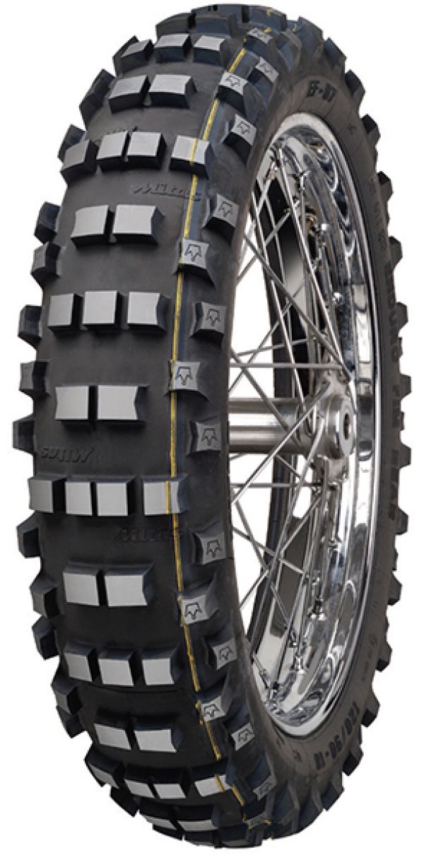 MITAS EF-07 SUPER 140/80 - 18 TT 70R YELLOW STRIPE REAR