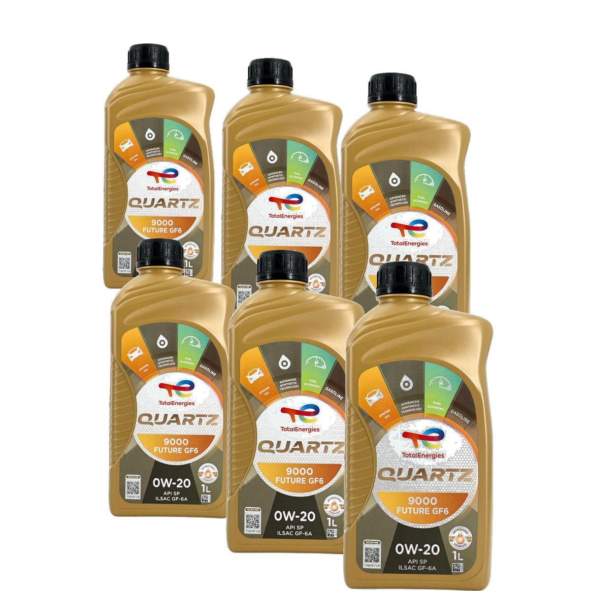 Total Quartz 9000 Future GF6 0W-20 6x1 Liter