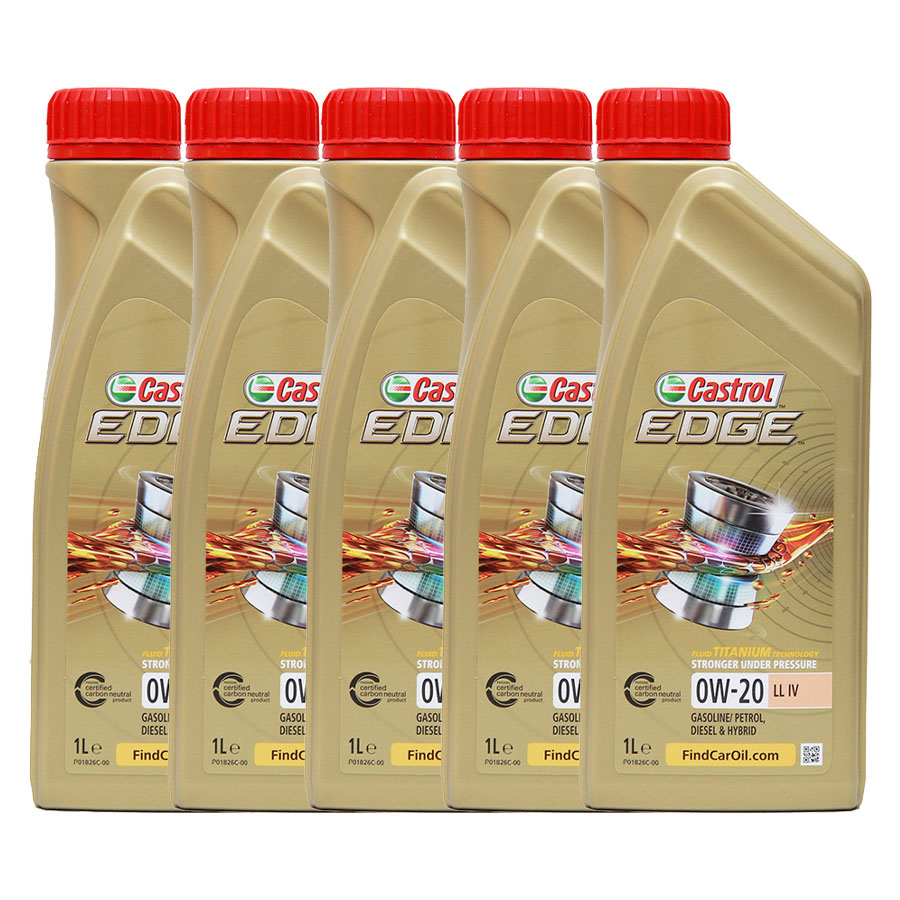 Castrol Edge Fluid Titanium 0W-20 LL IV 5x1 Liter