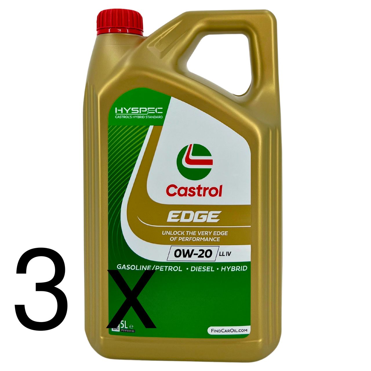 Castrol Edge 0W-20 LL IV 3x5 Liter