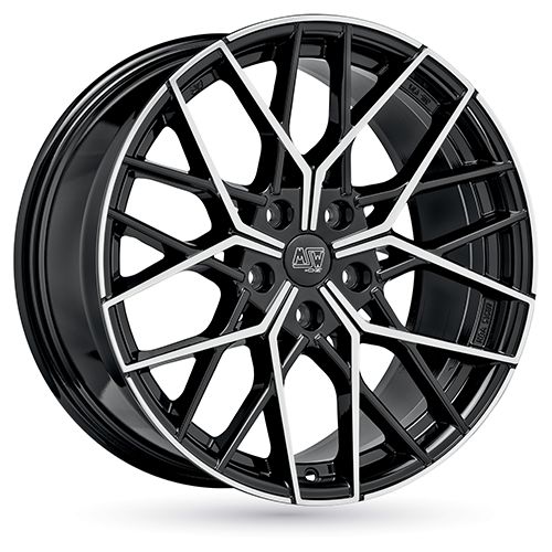 MSW (OZ) MSW 74 gloss black full polished 9.5Jx20 5x112 ET42