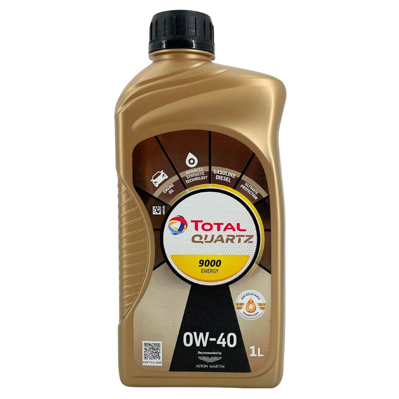 Total Quartz 9000 Energy 0W-40 1 Liter