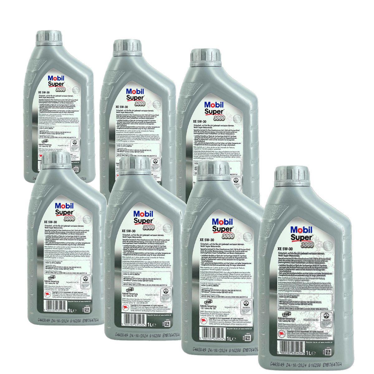 Mobil Super 3000 XE 5W-30 7x1 Liter