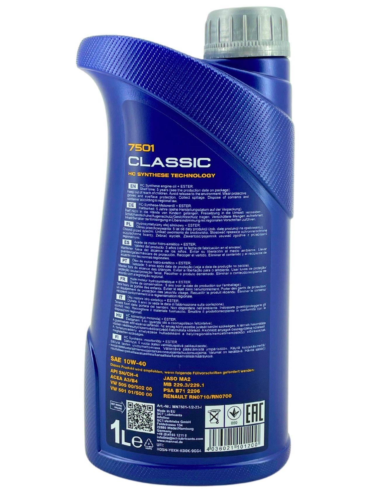 Mannol Classic 10W-40 1 Liter