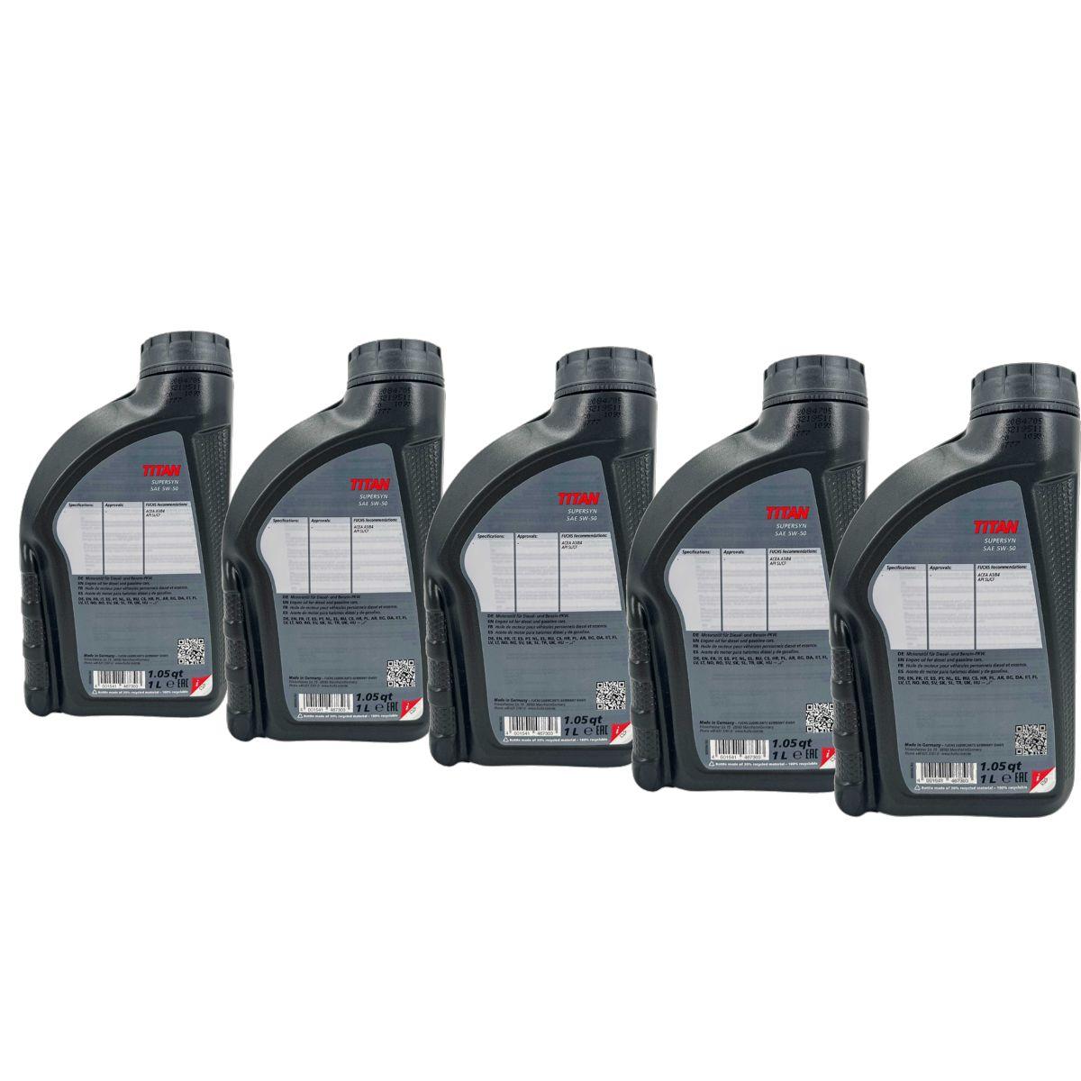 Fuchs Titan Supersyn 5W-50 5x1 Liter