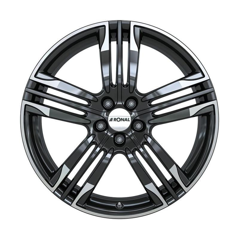 RONAL RONAL R58 schwarz-frontkopiert 10.0Jx22 5x120 ET45