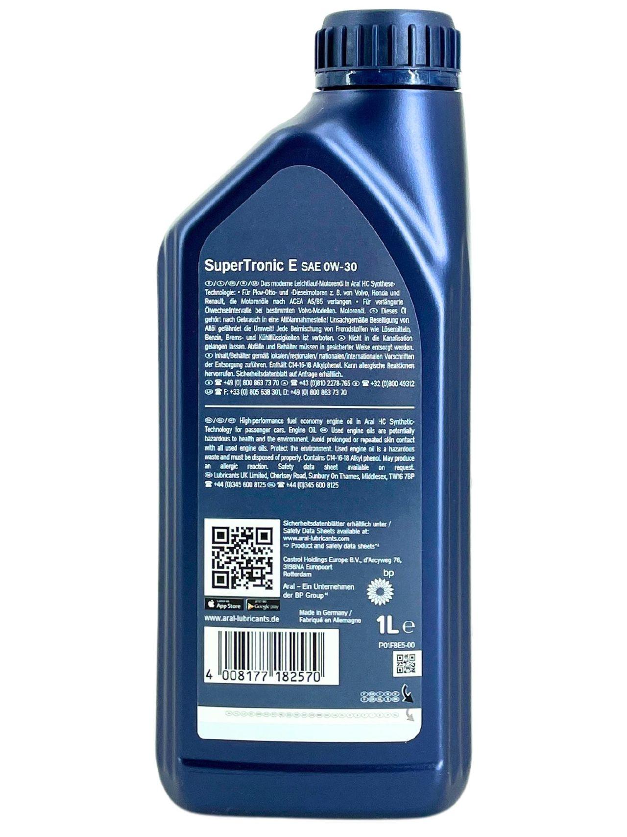 Aral SuperTronic E 0W-30 1 Liter