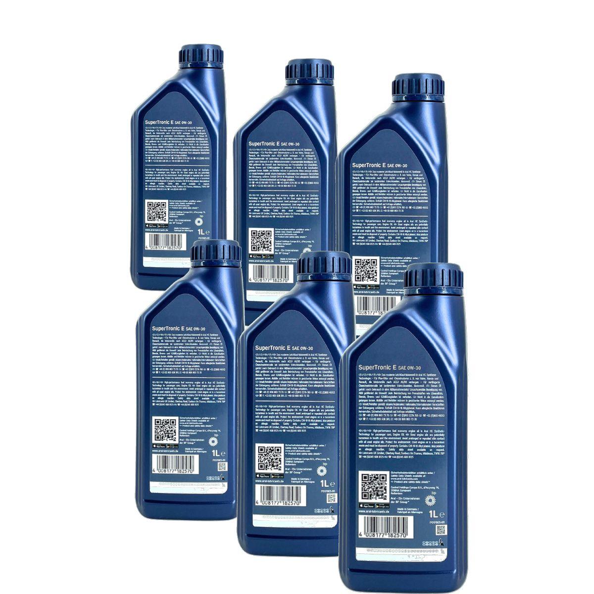 Aral SuperTronic E 0W-30 6x1 Liter