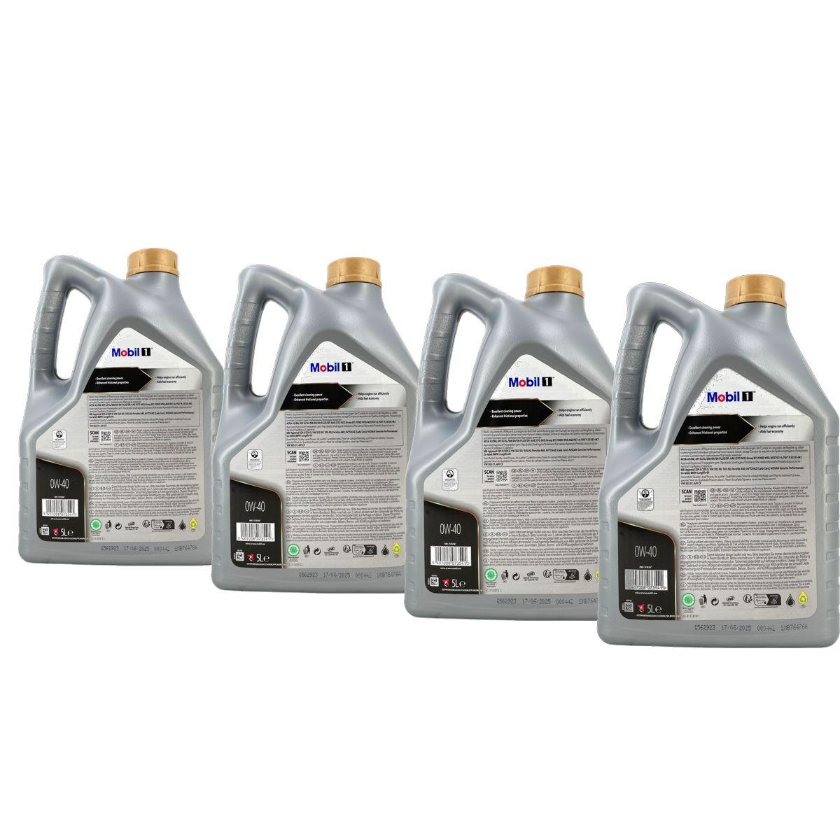 Mobil 1 FS 0W-40 4x5 Liter
