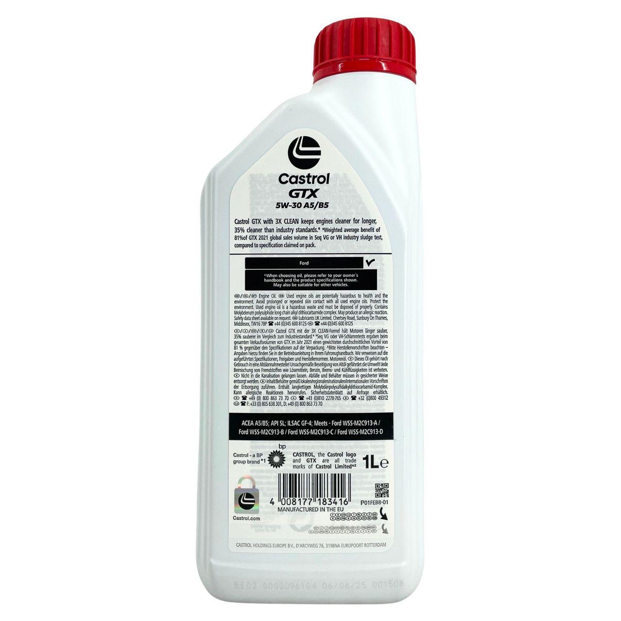 Castrol GTX 5W-30 A5/B5 1 Liter