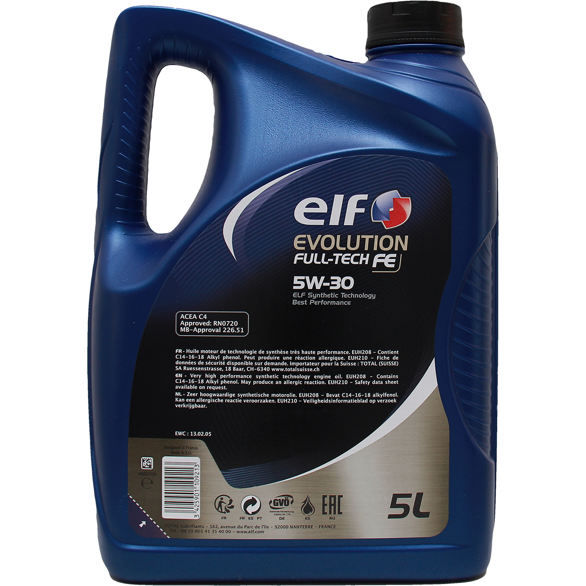 Elf Evolution Fulltech FE 5W-30 5 Liter