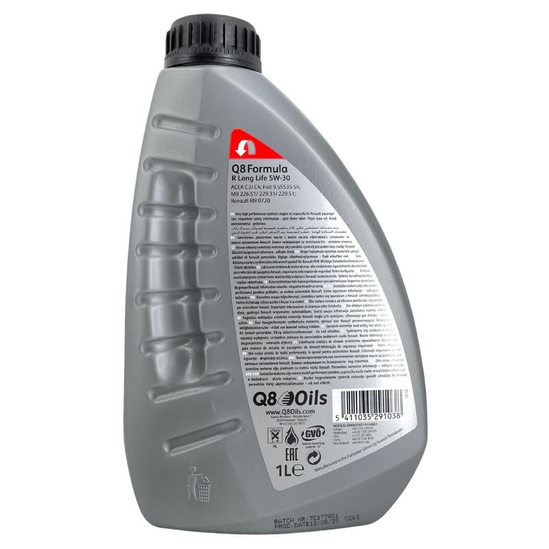Q8 Formula R Long Life 5W-30 1 Liter
