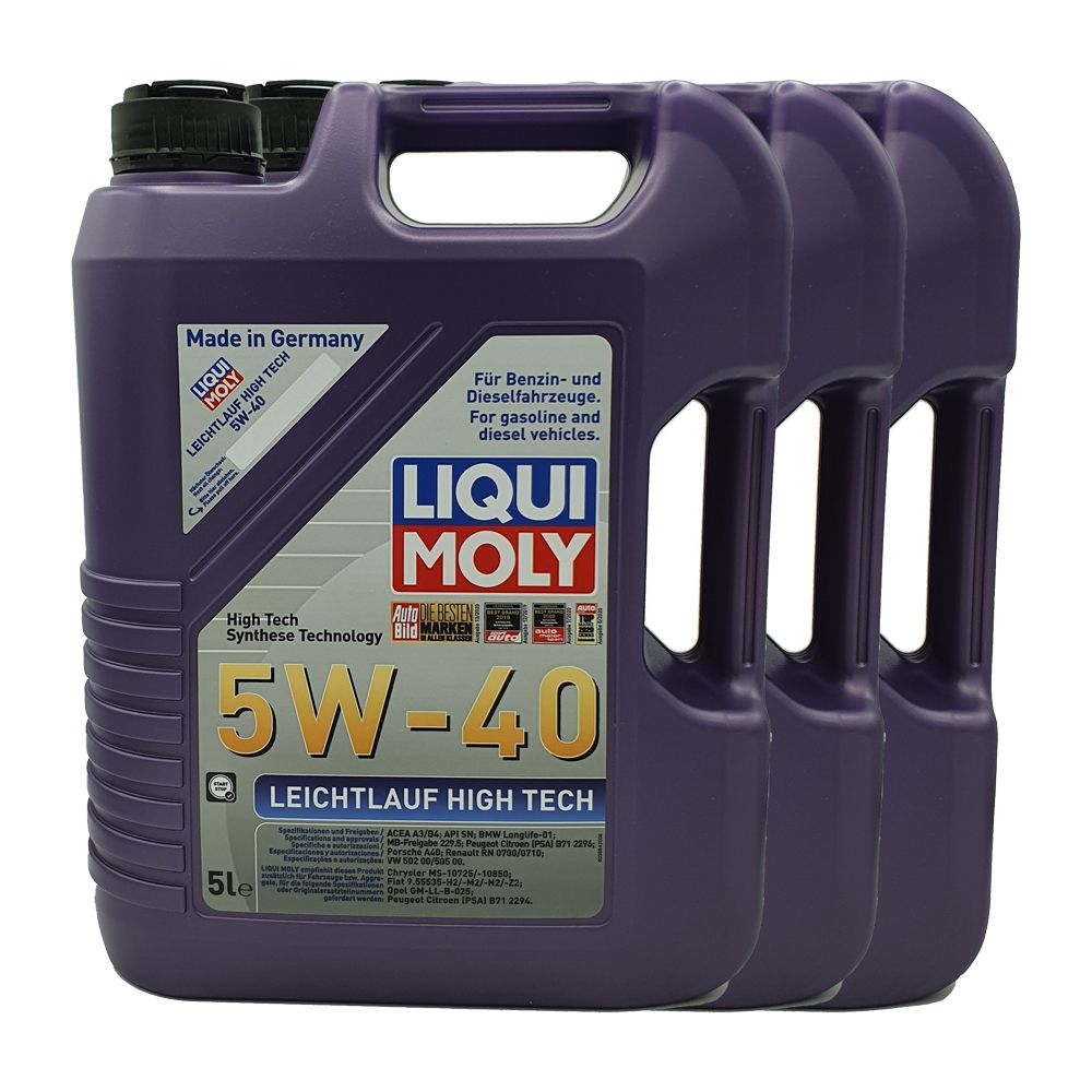 Liqui Moly Leichtlauf High Tech 5W-40 3x5 Liter