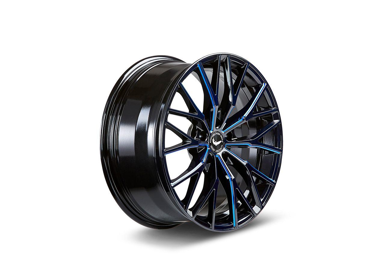 BARRACUDA PROJECT 3.0 black gloss flashblue 8.5Jx18 5x115 ET38