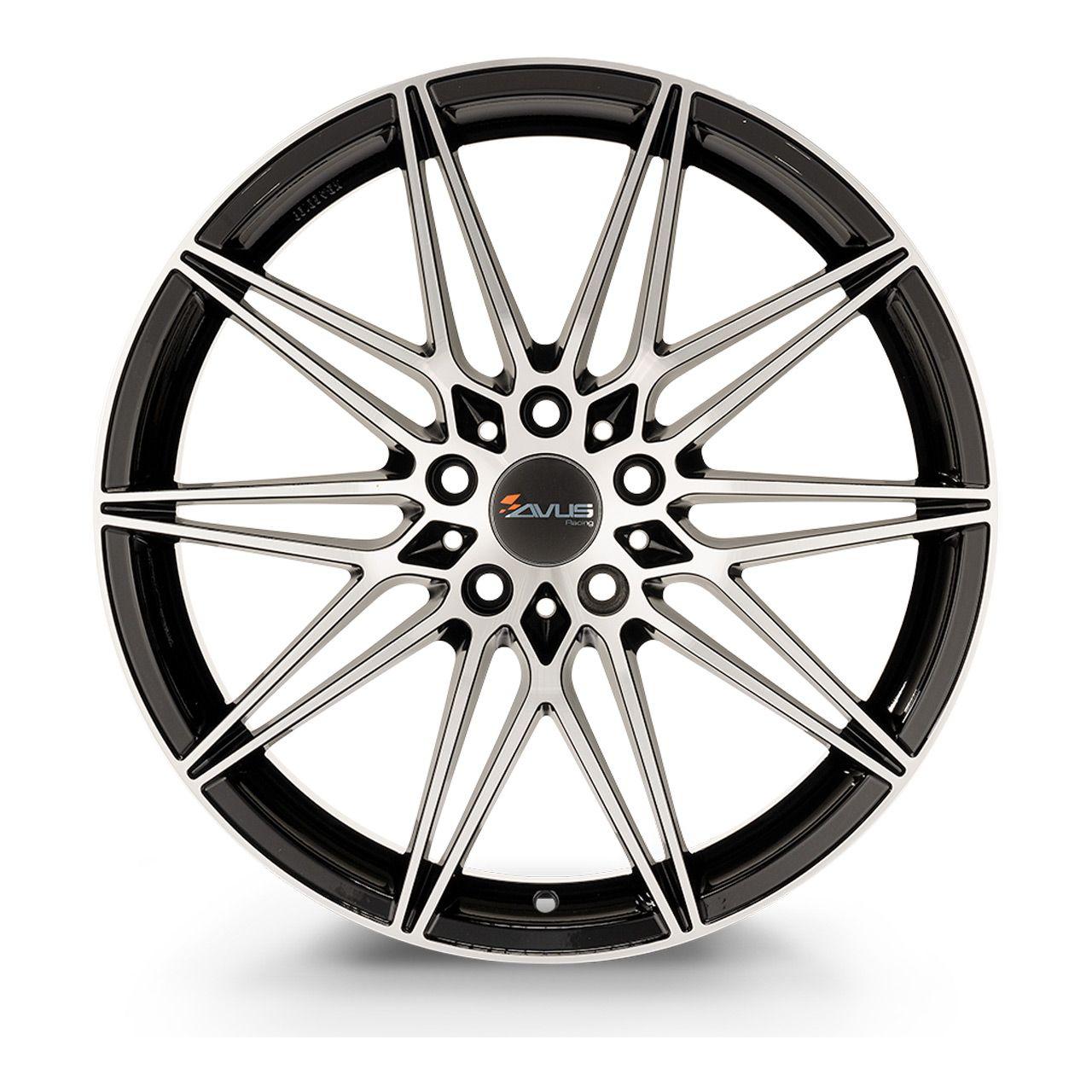 AVUS RACING AC-MB5 black polished 8.0Jx18 5x120 ET45