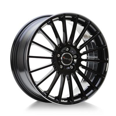 AVUS RACING AC-M03 black polished lip 6.5Jx16 5x115 ET40