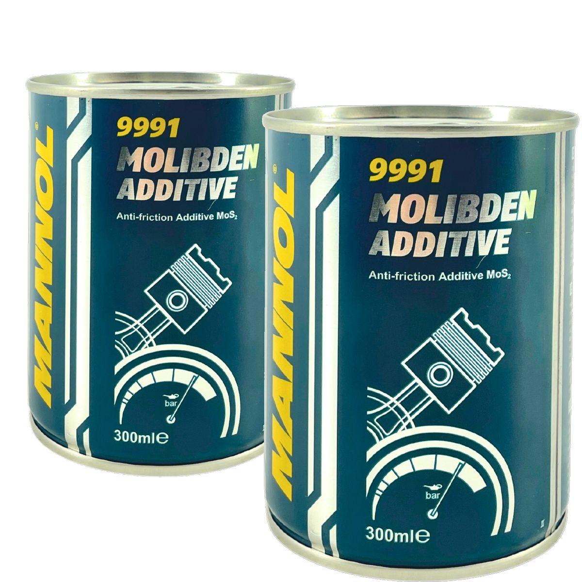 Mannol Molibden Additive Motoröl und Schaltgetriebeöl Additiv 2x300 ML