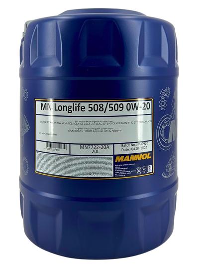 Mannol Longlife 508/509 0W-20 20 Liter